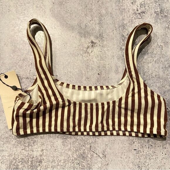 Bec + Bridge Barbara Striped Swim Top 4 NEW - Picture 4 of 6